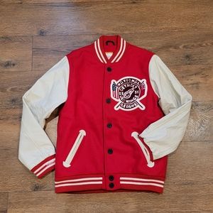 Mitchell and Ness 1955-56 Detroit Red Wings varsity jacket, Sz L